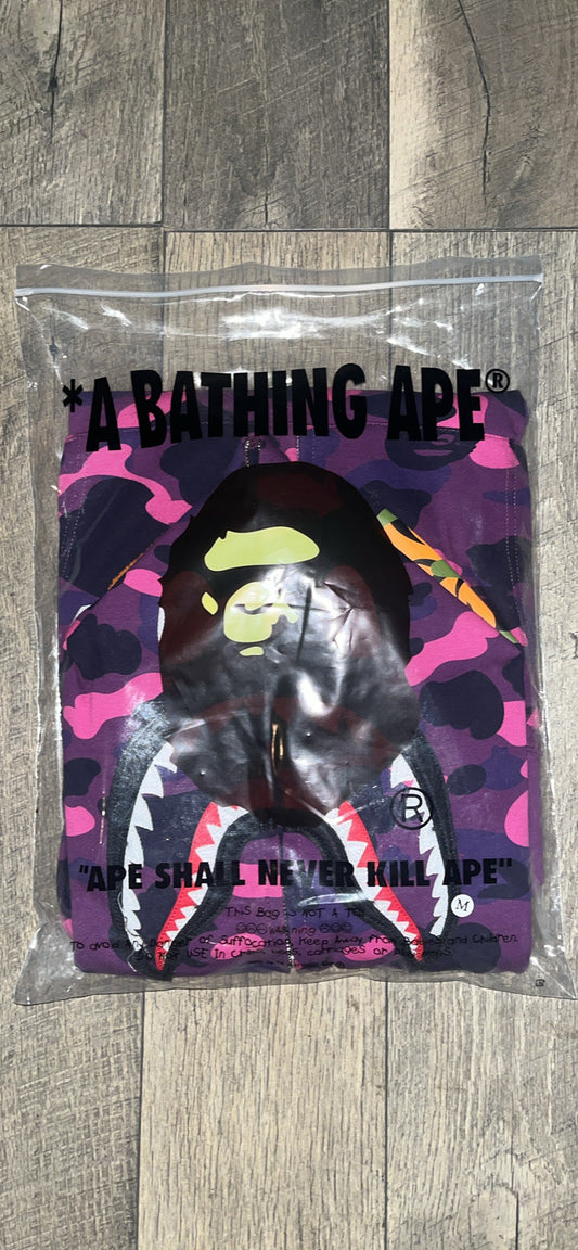 Authentic Bape Zip Up Hoodie