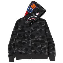 Authentic Bape Zip Up Hoodie